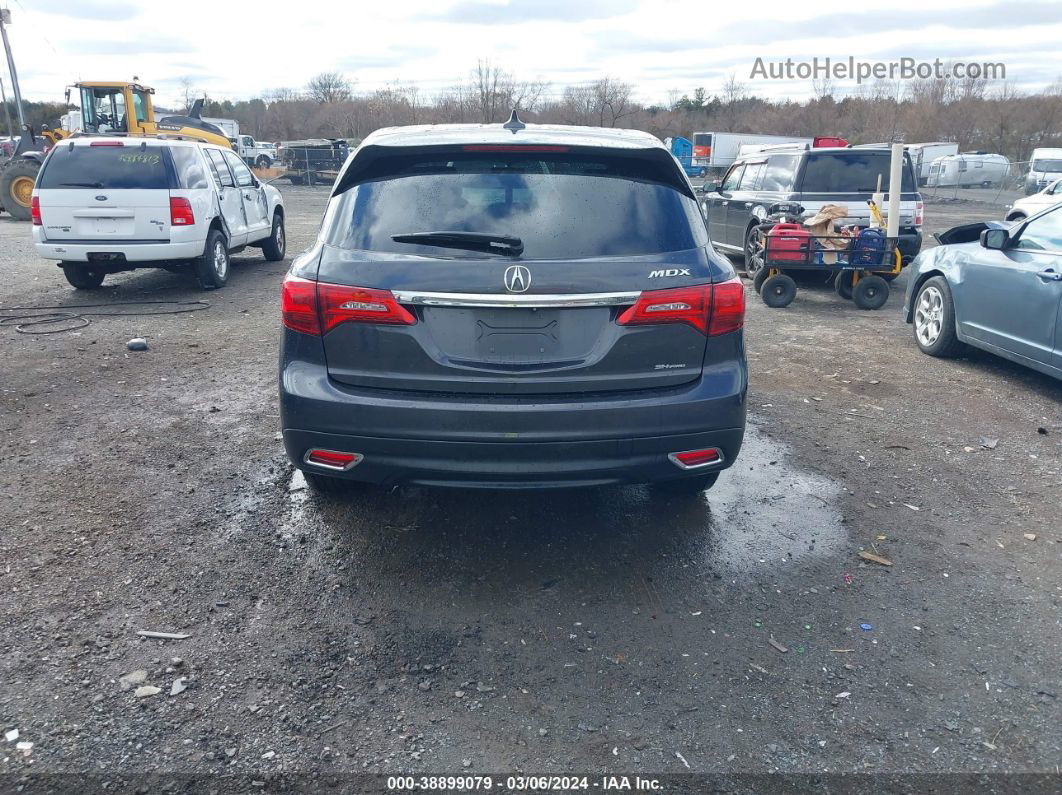 2016 Acura Mdx Acurawatch Plus Package Gray vin: 5FRYD4H29GB032203