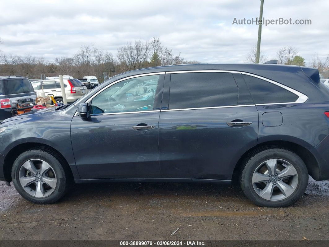 2016 Acura Mdx Acurawatch Plus Package Gray vin: 5FRYD4H29GB032203