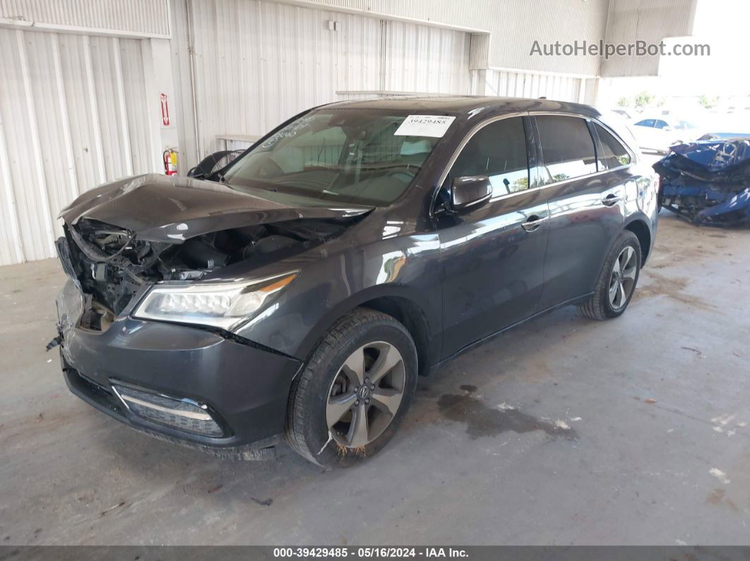 2016 Acura Mdx Acurawatch Plus Package Gray vin: 5FRYD4H29GB042083