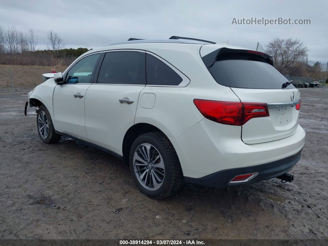 2016 Acura Mdx Acurawatch Plus Package White vin: 5FRYD4H29GB058607