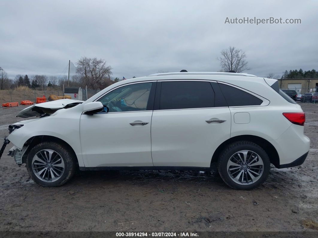 2016 Acura Mdx Acurawatch Plus Package White vin: 5FRYD4H29GB058607