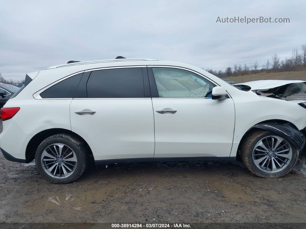 2016 Acura Mdx Acurawatch Plus Package Белый vin: 5FRYD4H29GB058607