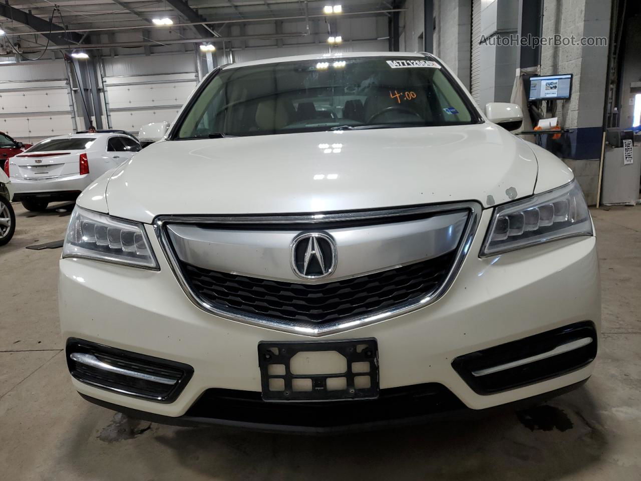 2016 Acura Mdx Technology Белый vin: 5FRYD4H40GB023536