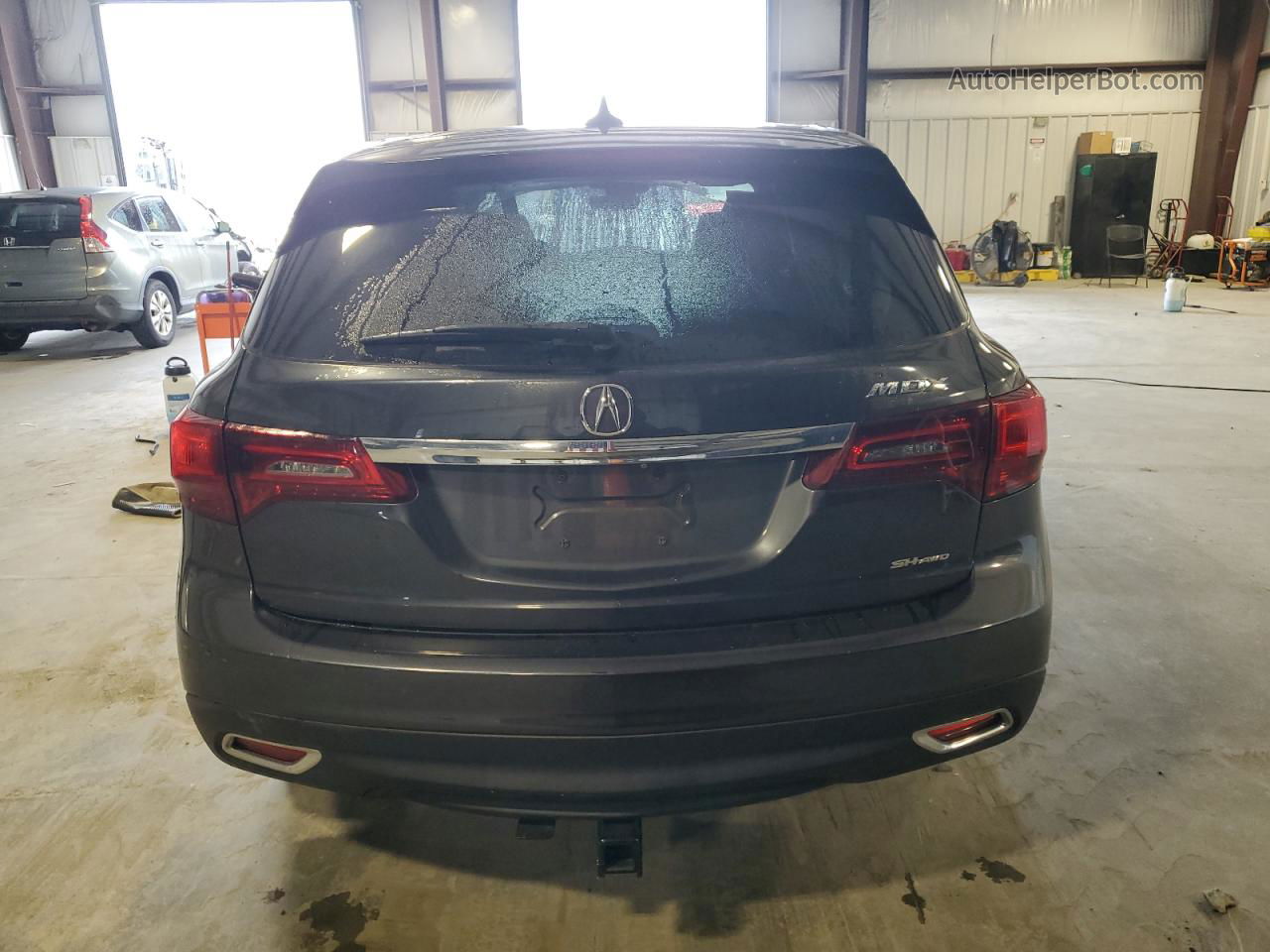 2016 Acura Mdx Technology Charcoal vin: 5FRYD4H40GB048078