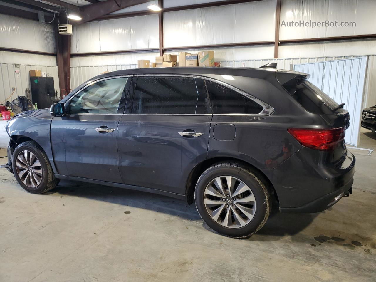 2016 Acura Mdx Technology Charcoal vin: 5FRYD4H40GB048078