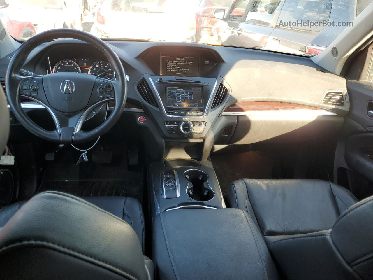 2016 Acura Mdx Technology Серый vin: 5FRYD4H41GB014165