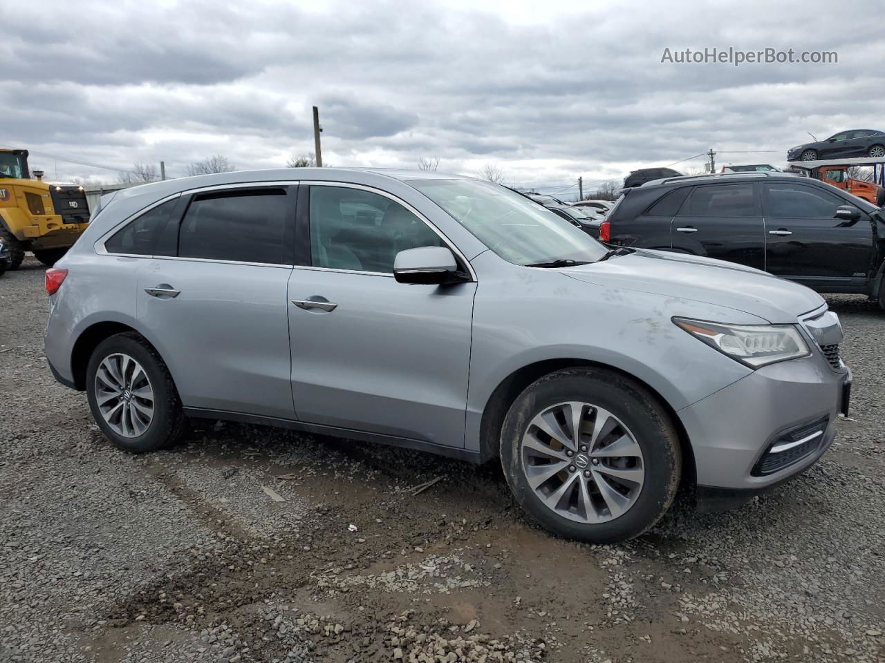 2016 Acura Mdx Technology Серебряный vin: 5FRYD4H41GB018121