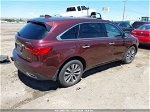 2016 Acura Mdx Technology   Acurawatch Plus Packages/technology Package Темно-бордовый vin: 5FRYD4H41GB032682