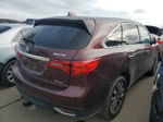 2016 Acura Mdx Technology Burgundy vin: 5FRYD4H42GB001389