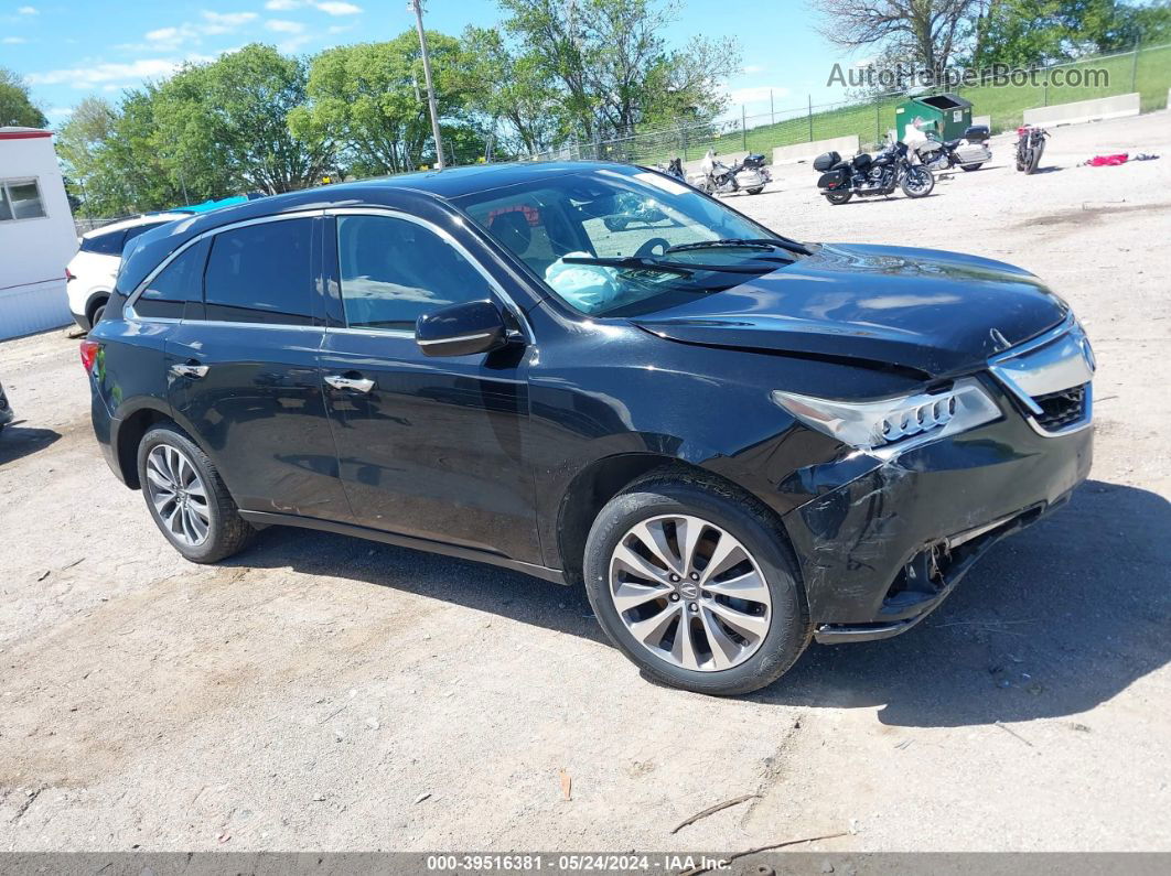 2016 Acura Mdx Technology   Acurawatch Plus Packages/technology Package Black vin: 5FRYD4H42GB034165