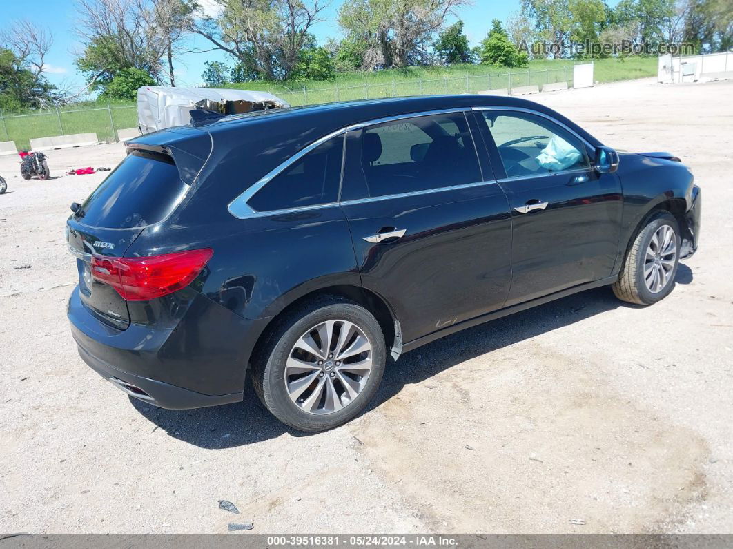 2016 Acura Mdx Technology   Acurawatch Plus Packages/technology Package Black vin: 5FRYD4H42GB034165