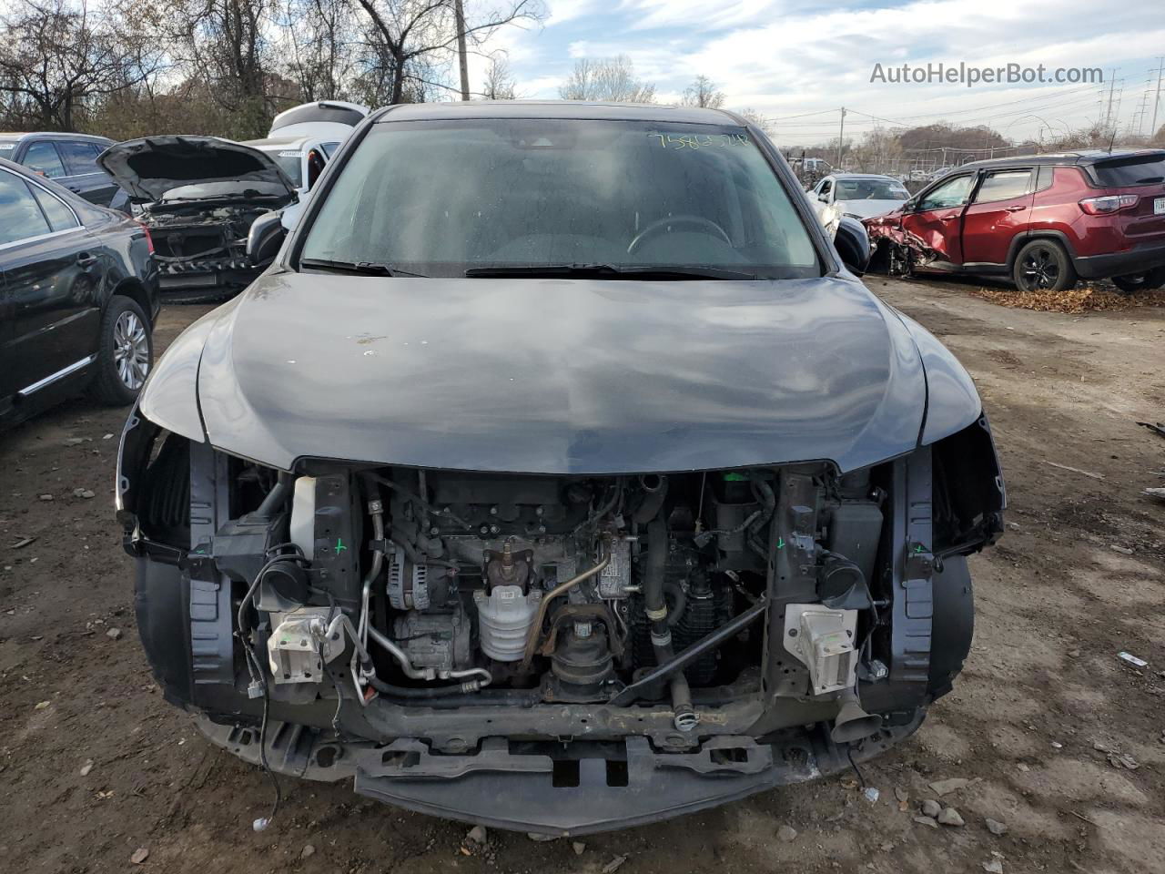 2016 Acura Mdx Technology Серый vin: 5FRYD4H42GB051662