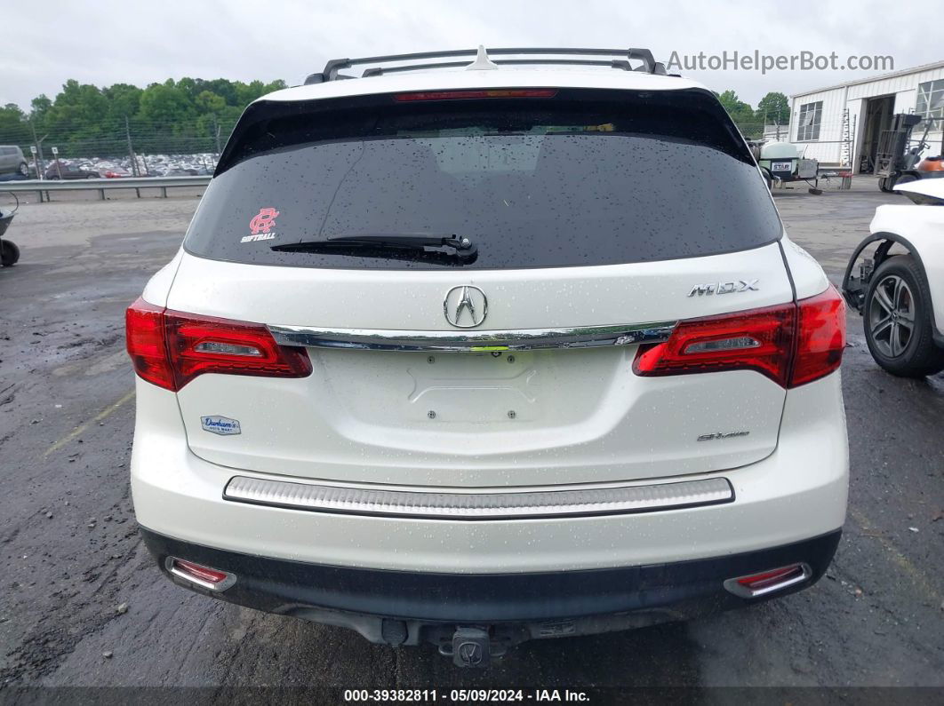 2016 Acura Mdx Technology   Acurawatch Plus Packages/technology Package White vin: 5FRYD4H43GB001417