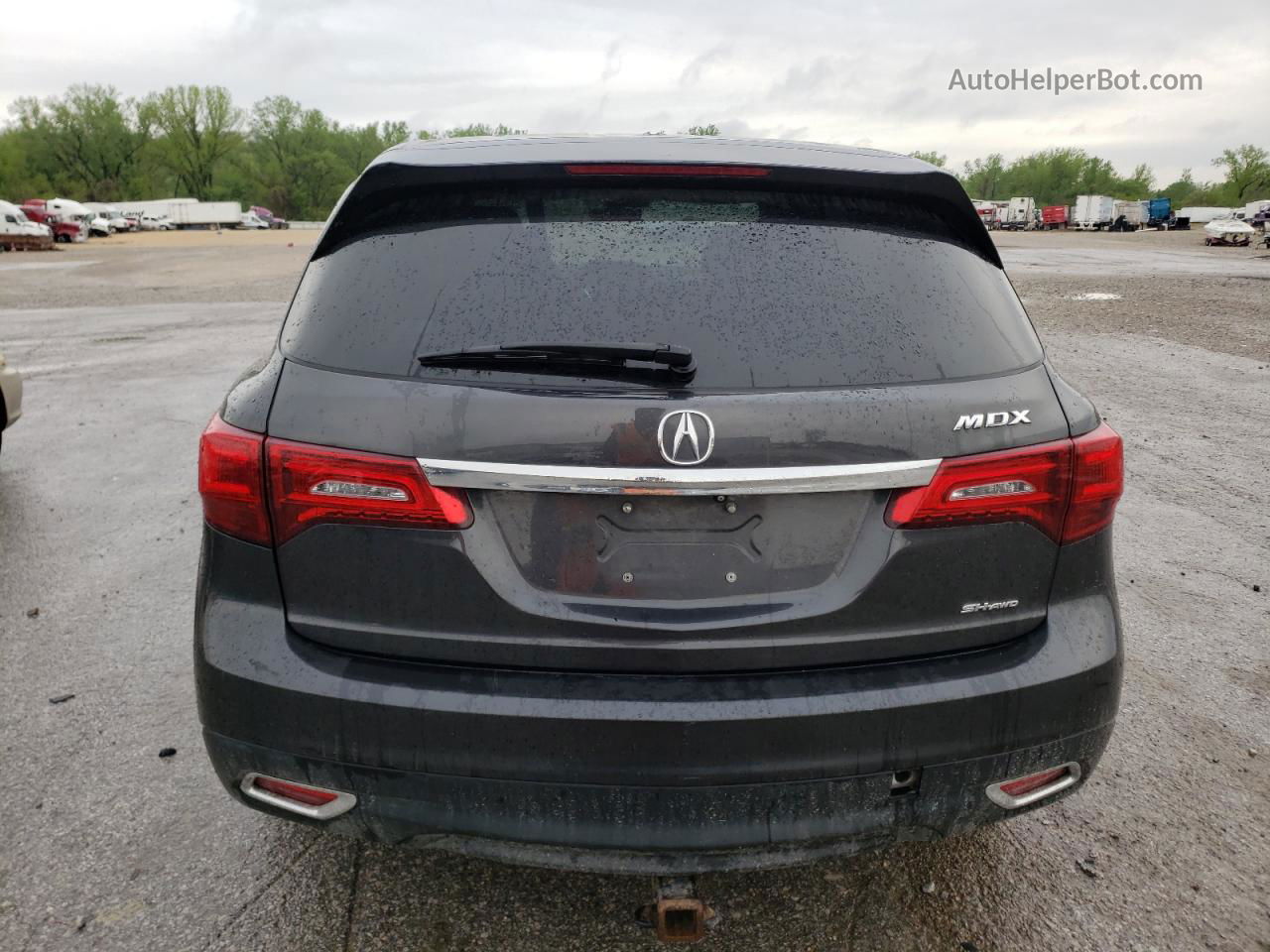 2016 Acura Mdx Technology Charcoal vin: 5FRYD4H43GB017682