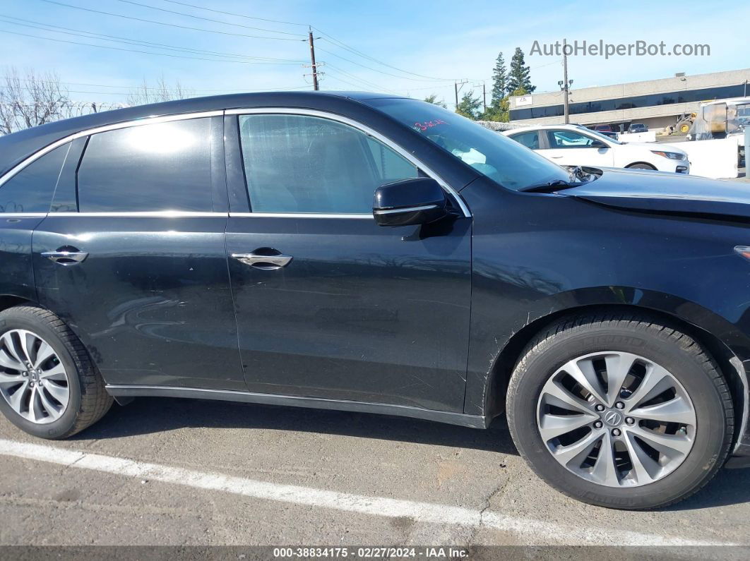 2016 Acura Mdx Technology   Acurawatch Plus Packages/technology Package Black vin: 5FRYD4H43GB037348