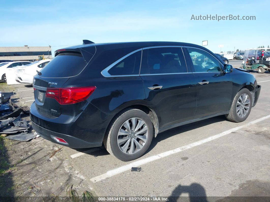 2016 Acura Mdx Technology   Acurawatch Plus Packages/technology Package Black vin: 5FRYD4H43GB037348