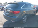 2016 Acura Mdx W/tech/w/tech Gray vin: 5FRYD4H43GB048530