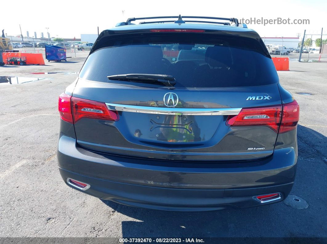 2016 Acura Mdx W/tech/w/tech Серый vin: 5FRYD4H43GB048530