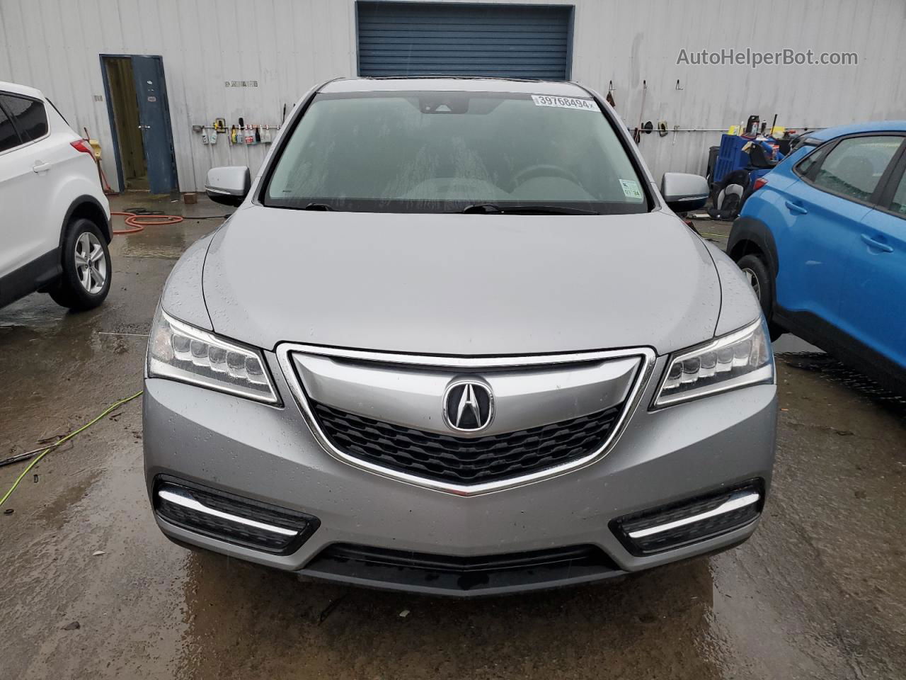 2016 Acura Mdx Technology Silver vin: 5FRYD4H43GB056918