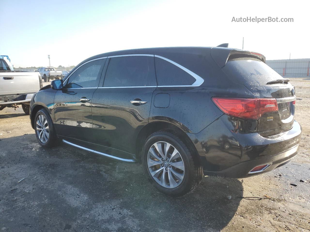 2016 Acura Mdx Technology Black vin: 5FRYD4H43GB060239