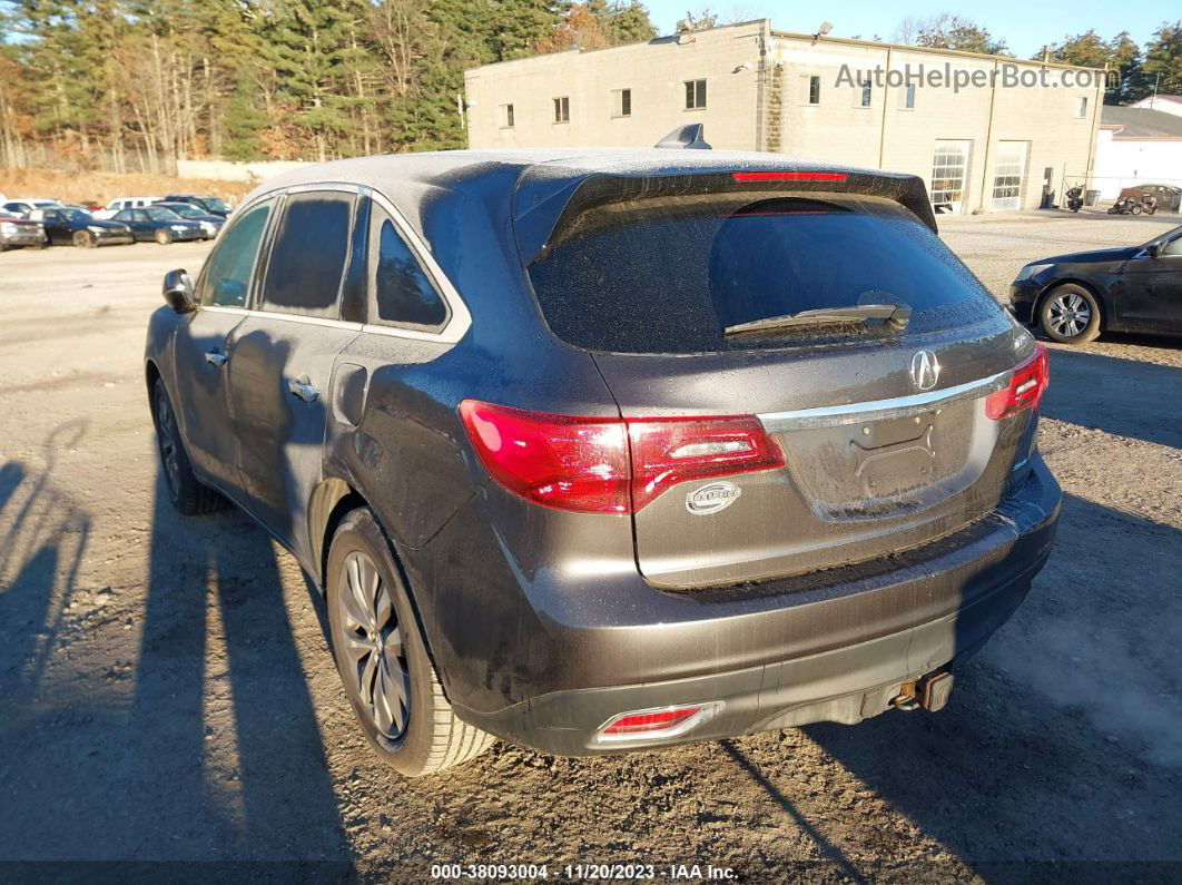 2016 Acura Mdx Technology & Acurawatch Plus Packages/technology Package Gray vin: 5FRYD4H44GB001149