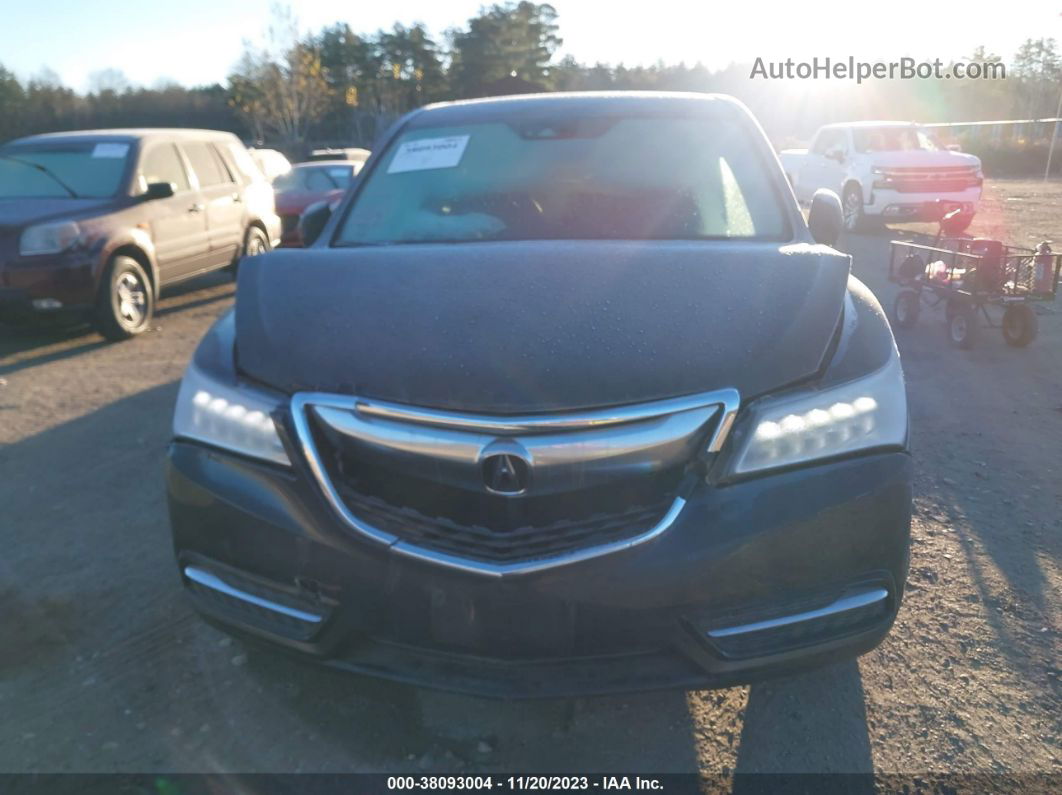 2016 Acura Mdx Technology & Acurawatch Plus Packages/technology Package Gray vin: 5FRYD4H44GB001149