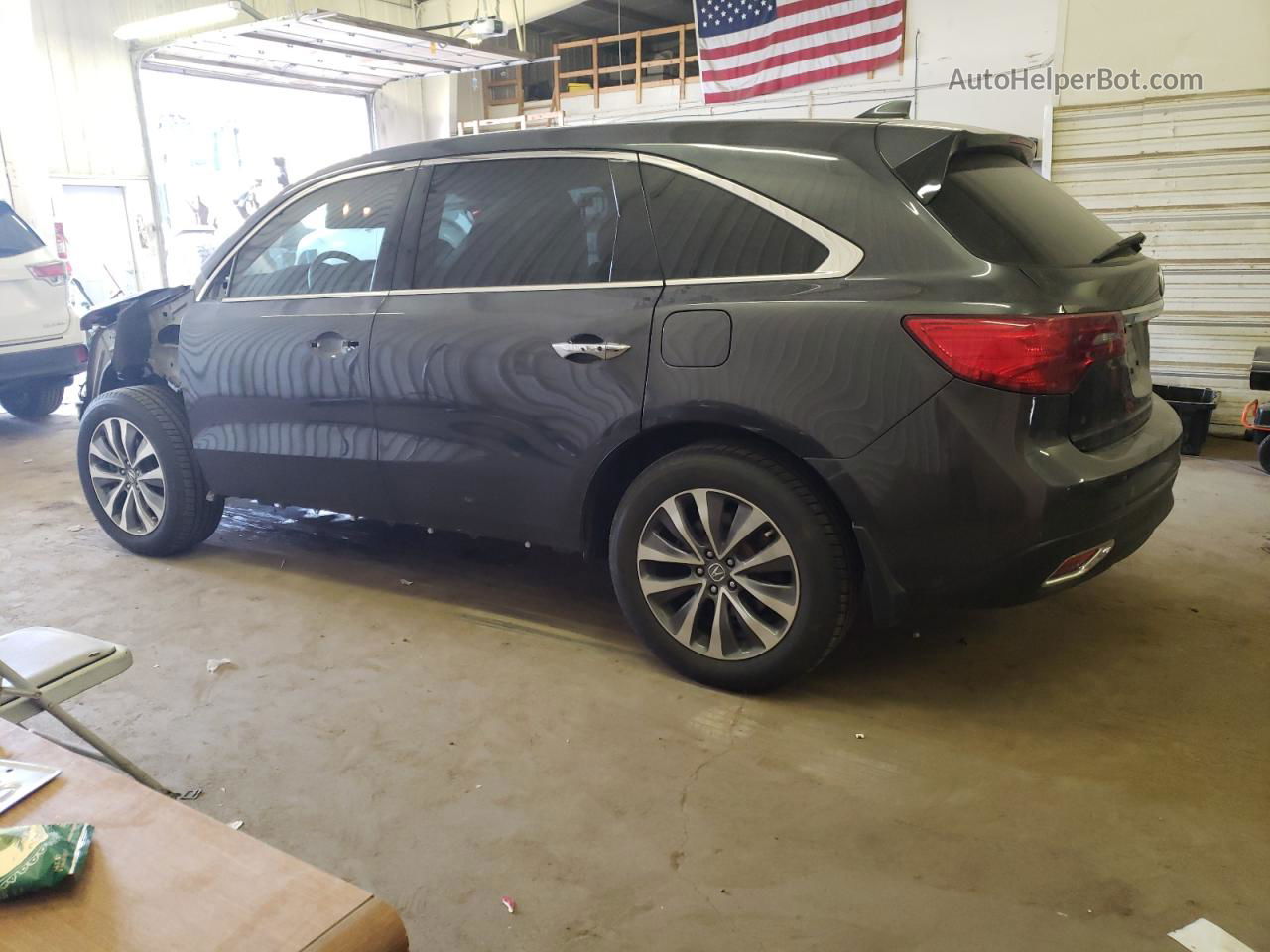 2016 Acura Mdx Technology Charcoal vin: 5FRYD4H44GB012247