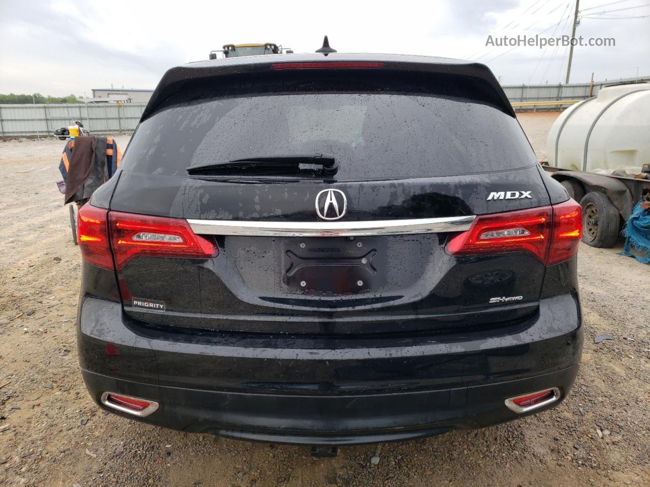 2016 Acura Mdx Technology Черный vin: 5FRYD4H44GB039982