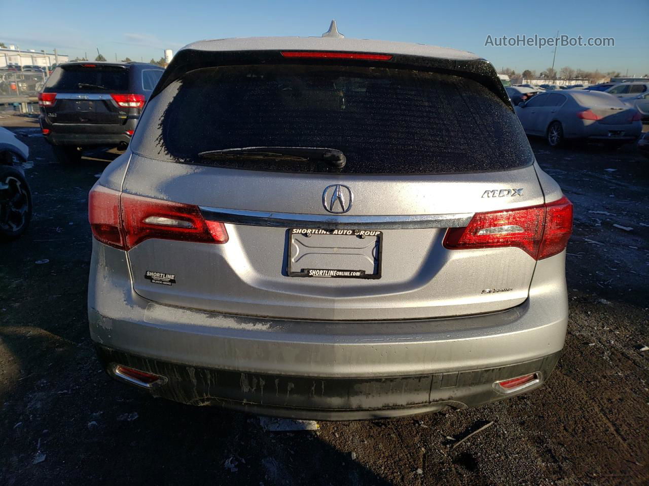 2016 Acura Mdx Technology Серый vin: 5FRYD4H44GB059536