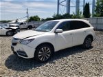 2016 Acura Mdx Technology White vin: 5FRYD4H45GB020986