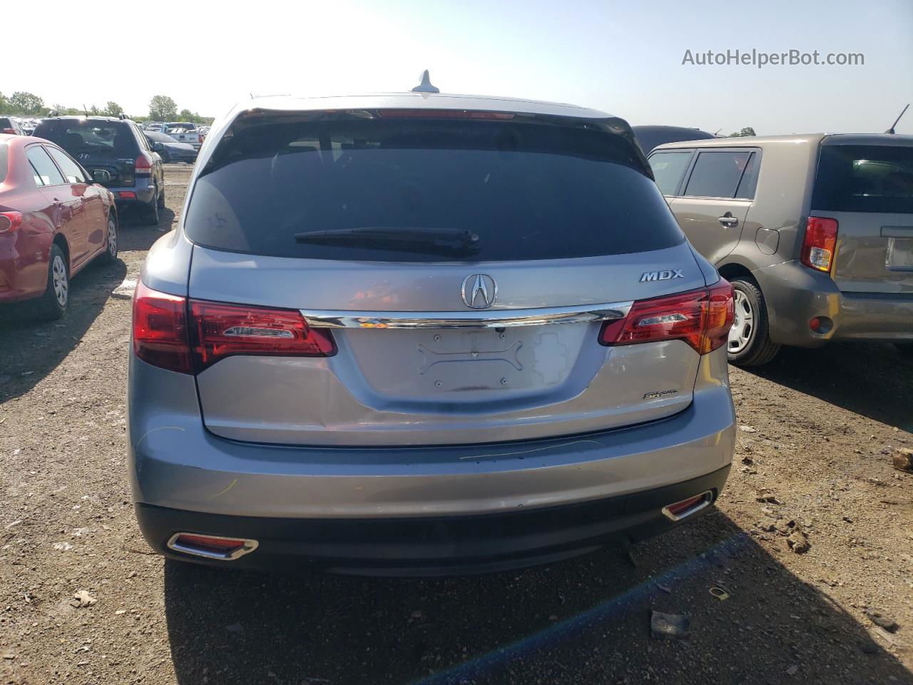 2016 Acura Mdx Technology Gray vin: 5FRYD4H45GB039490