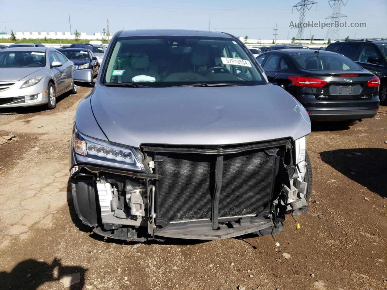 2016 Acura Mdx Technology Gray vin: 5FRYD4H45GB039490