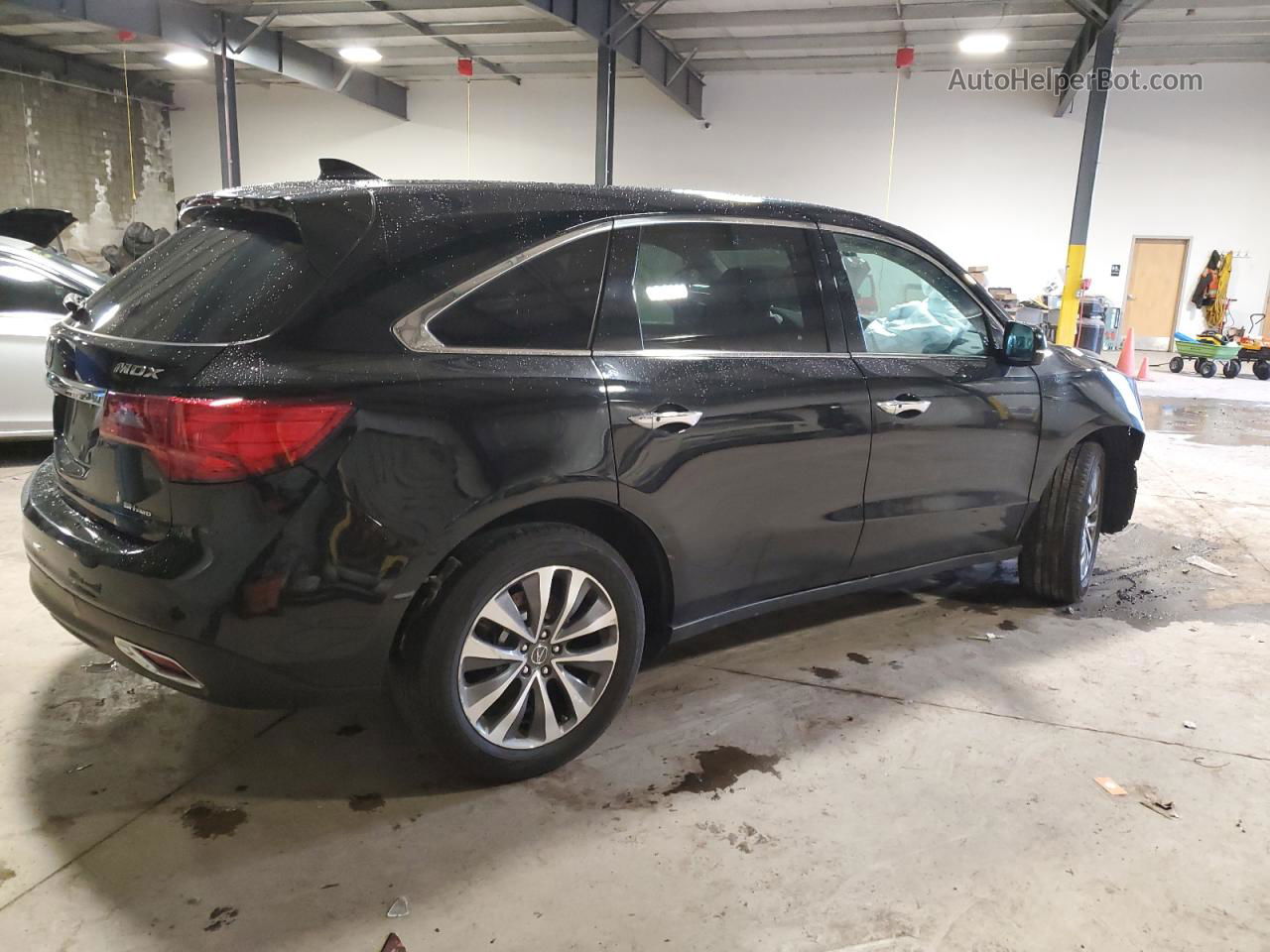 2016 Acura Mdx Technology Black vin: 5FRYD4H45GB046214