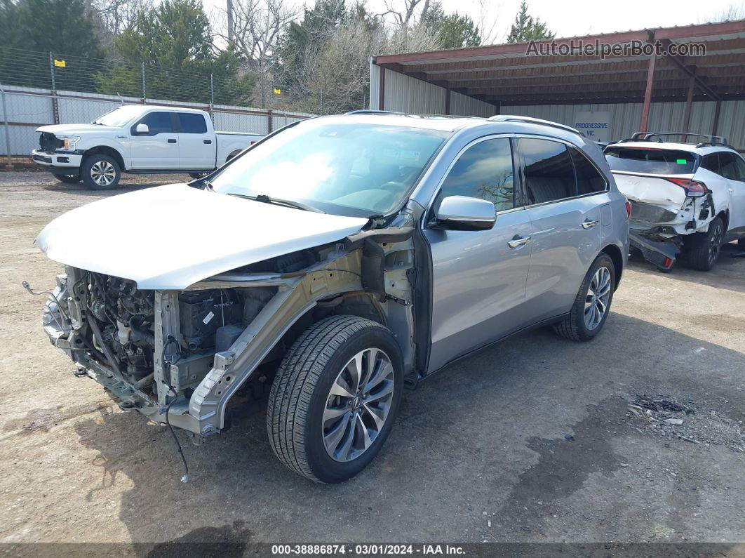 2016 Acura Mdx Technology   Acurawatch Plus Packages/technology Package Silver vin: 5FRYD4H45GB049923