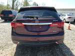 2016 Acura Mdx Technology Burgundy vin: 5FRYD4H45GB062655