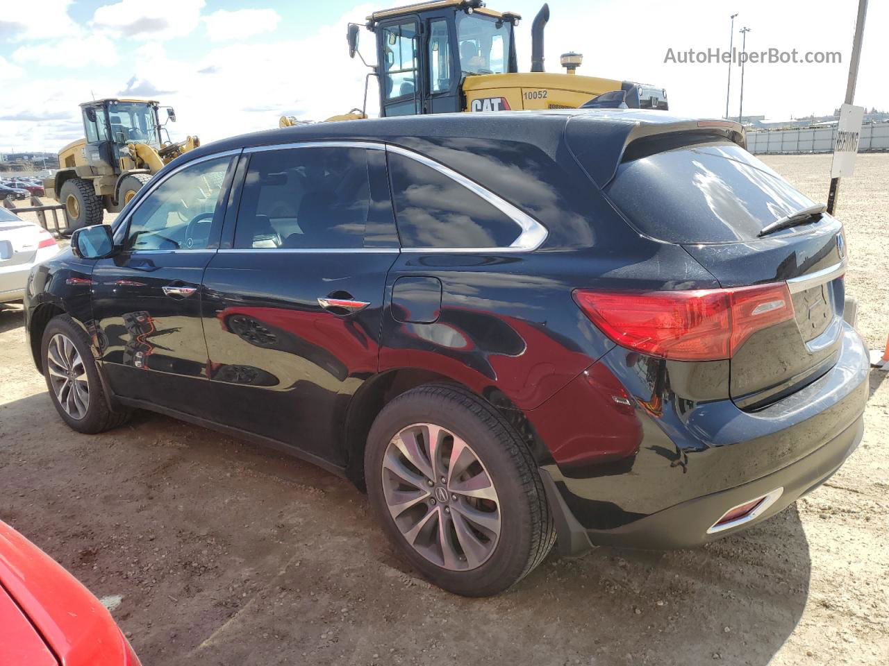 2016 Acura Mdx Technology Черный vin: 5FRYD4H45GB508514