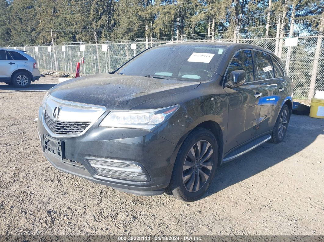 2016 Acura Mdx Technology   Acurawatch Plus Packages/technology Package Black vin: 5FRYD4H46GB009561