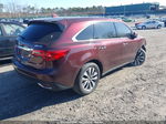 2016 Acura Mdx Technology   Acurawatch Plus Packages/technology Package Burgundy vin: 5FRYD4H46GB036100