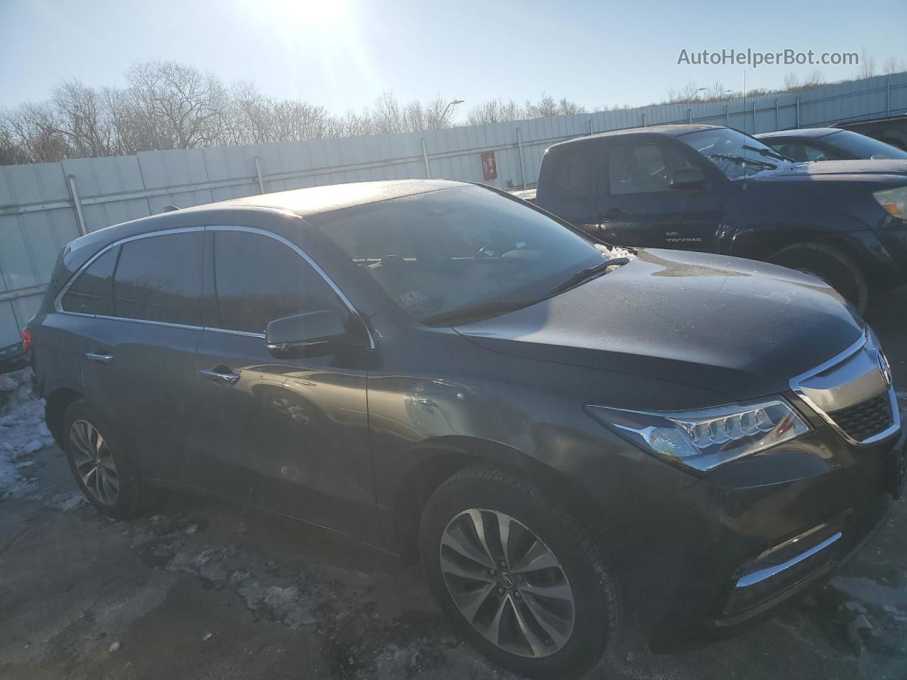 2016 Acura Mdx Technology Charcoal vin: 5FRYD4H46GB037666