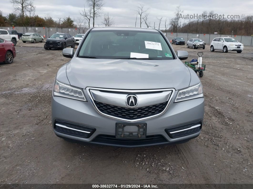 2016 Acura Mdx Tech/w/tech/acurawatch Plus Серебряный vin: 5FRYD4H46GB044164