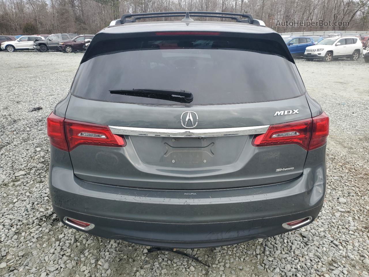 2016 Acura Mdx Technology Green vin: 5FRYD4H46GB045508