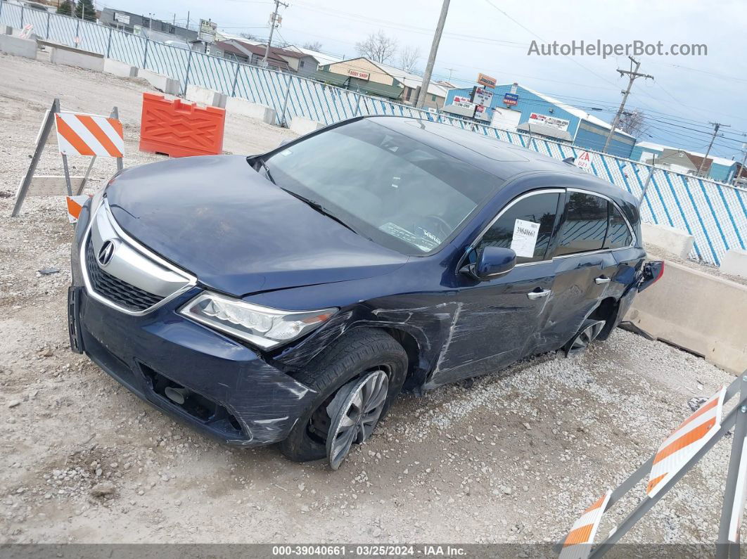 2016 Acura Mdx Technology Blue vin: 5FRYD4H46GB051390