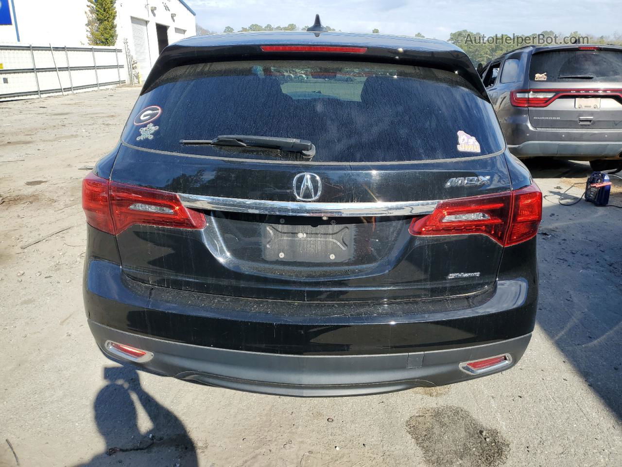 2016 Acura Mdx Technology Black vin: 5FRYD4H47GB021573