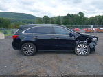 2016 Acura Mdx W/tech/w/tech/acurawatch Plus Black vin: 5FRYD4H47GB023100