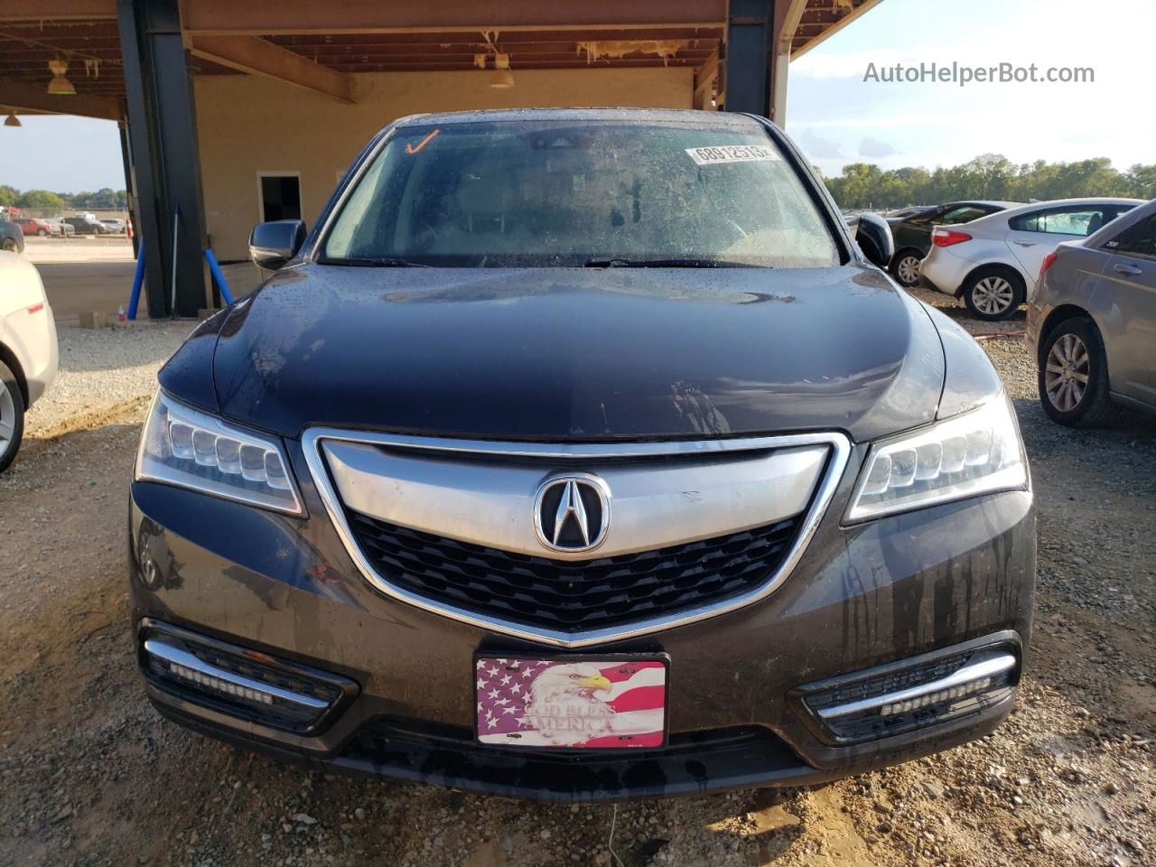 2016 Acura Mdx Technology Black vin: 5FRYD4H47GB059336