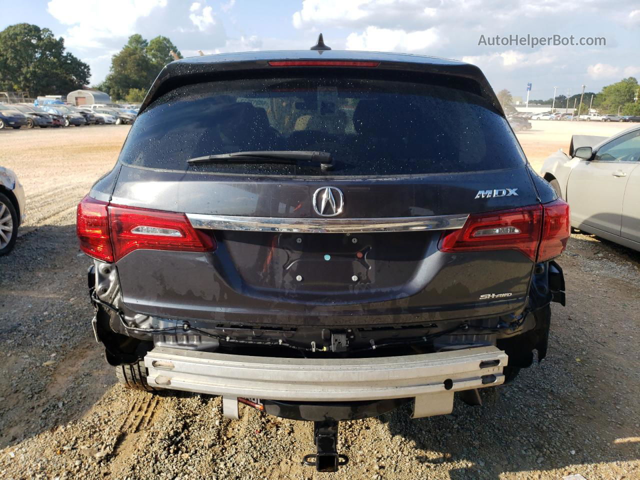 2016 Acura Mdx Technology Black vin: 5FRYD4H47GB059336