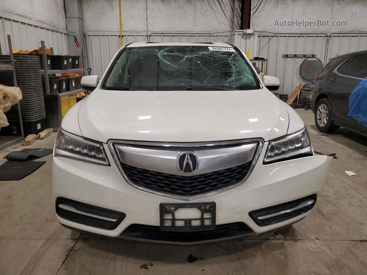 2016 Acura Mdx Technology Белый vin: 5FRYD4H48GB009058