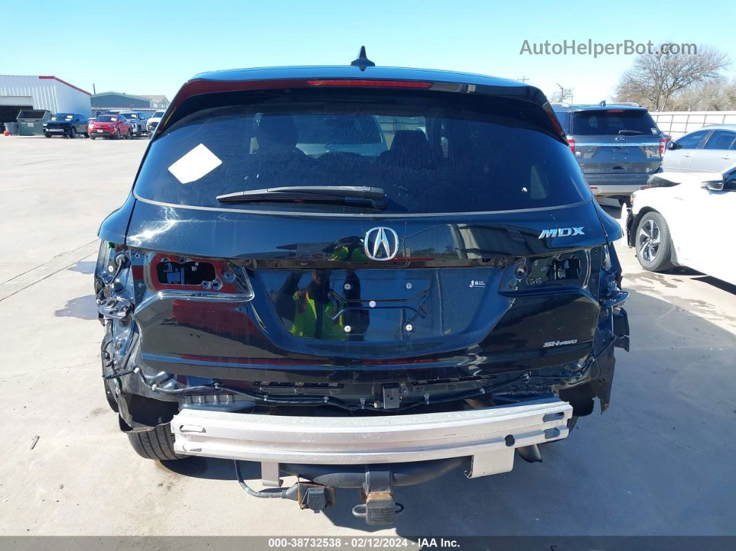 2016 Acura Mdx   Черный vin: 5FRYD4H48GB052170