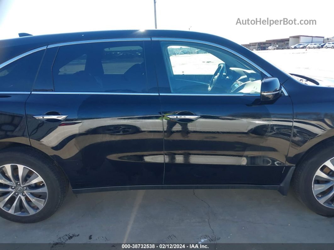 2016 Acura Mdx   Черный vin: 5FRYD4H48GB052170