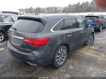 2016 Acura Mdx Tech/w/tech/acurawatch Plus Gray vin: 5FRYD4H48GB059104